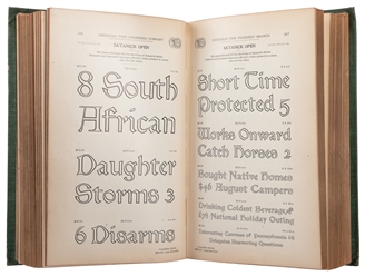  [TYPOGRAPHY]. A Desk Book of Printing Types to Which Is App...