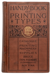  [TYPOGRAPHY]. Bruce Type Foundry Our Handy Book of Types, B...