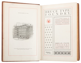  [TYPOGRAPHY]. Bruce Type Foundry Our Handy Book of Types, B...
