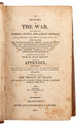  [WAR OF 1812]. RUSSELL, J. Jr. The History of the War, Betw...
