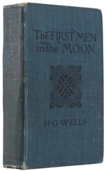  WELLS, H. G. (1866-1946). The First Men in the Moon. London...