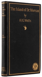  WELLS, H. G. (1866-1946). The Island of Doctor Moreau. A Po...