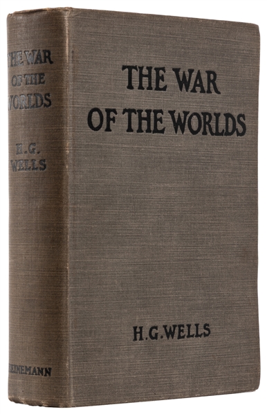  WELLS, H. G. (1866-1946). The War of the Worlds. London: Wi...