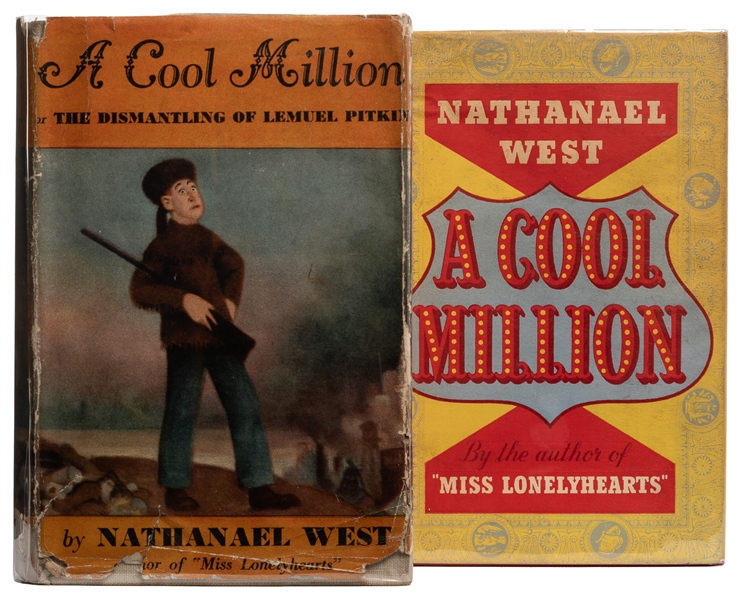 WEST, Nathanael (1903-1940). 2 First Editions of A Cool Mil...