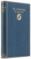  WILDE, Oscar (1854-1900). De Profundis. London: Methuen and...