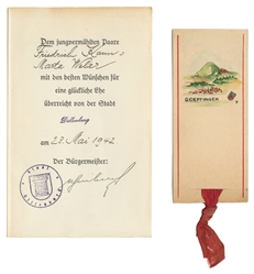  [WORLD WAR II]. HITLER, Adolf (1889-1945). Mein Kampf. Muni...