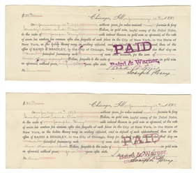  [CHICAGO REAL ESTATE]. Group of 12 Items Related to the Rea...