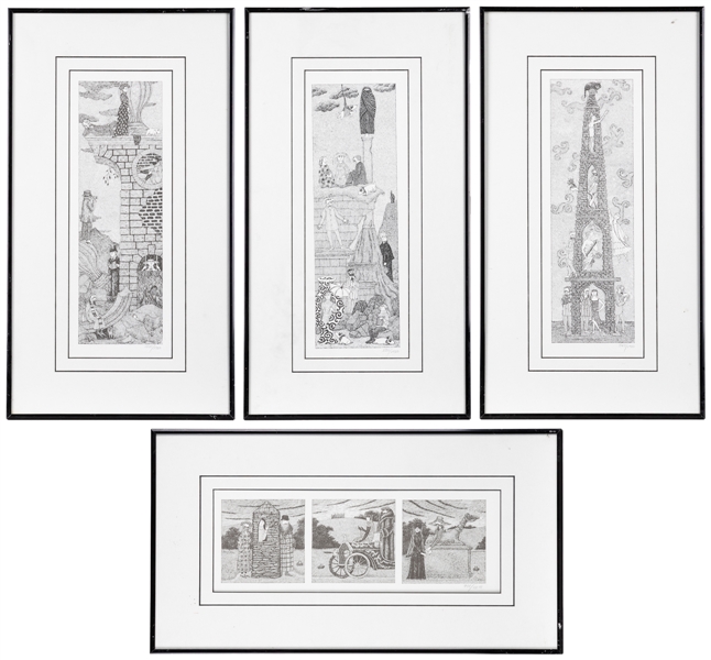  GOREY, Edward (1925-2000). Group of 4 Unsigned Limited Edit...