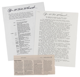  [OSWALD, Lee Harvey (1939-1963), association]. MCDONALD, Of...