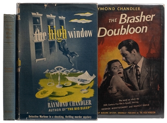  CHANDLER, Raymond (1888-1959). Trio of Three Different Vers...