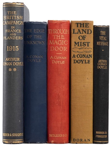  DOYLE, Arthur Conan (1859-1930). Group of 5 First Editions ...