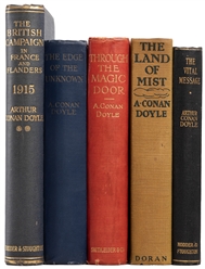  DOYLE, Arthur Conan (1859-1930). Group of 5 First Editions ...