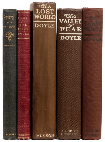  DOYLE, Arthur Conan (1859-1930). Group of 5 Early Novels or...