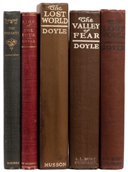  DOYLE, Arthur Conan (1859-1930). Group of 5 Early Novels or...