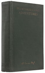 DOYLE, Sir Arthur Conan (1859-1930). Memories and Adventure...