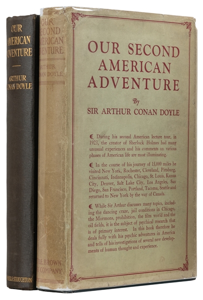  DOYLE, Arthur Conan (1859-1930). Two Titles of Travels to A...