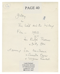  [BRETT, Jeremy (1933-1995), subject]. PRITCHARD, Linda. An ...