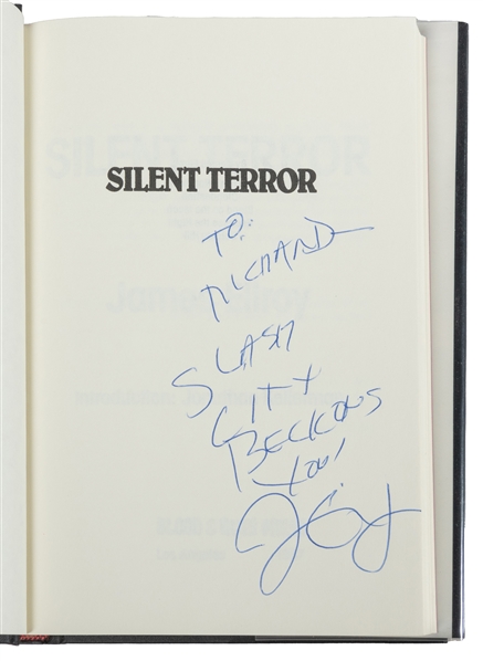  ELLROY, James (b. 1948). Silent Terror. Los Angeles: Blood ...