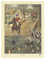  PAGET, Sidney (British, 1860-1908). “Tally Ho at the Hippo...