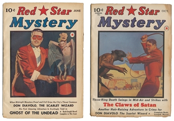  [PULPS]. Complete Run of “Red Star Mystery; Vol. 1, No. 1,...