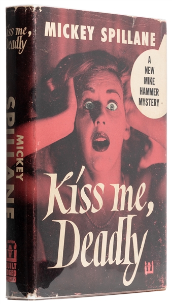 SPILLANE, Mickey (1918-2006). Kiss Me, Deadly. New York: E. P. Dutton & Co., Inc., 1952. 