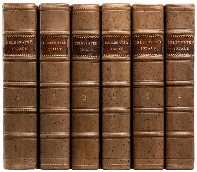  [TRUE CRIME]. [FINE BINDINGS]. [BORROW, George (1803-1881),...