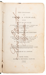  [TRUE CRIME]. HOWARD, H. R. The History of Virgil A. Stewar...