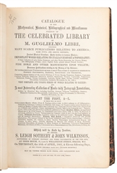  [TRUE CRIME]. [LIBRI, Guglielmo (1803-1869), association]. ...