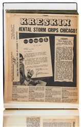  KRESKIN (George Kresge, 1935-2024). Chronological Scrapbooks of The Amazi...