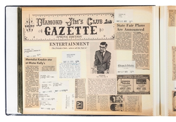  KRESKIN (George Kresge, 1935-2024). Chronological Scrapbooks of The Amazi...
