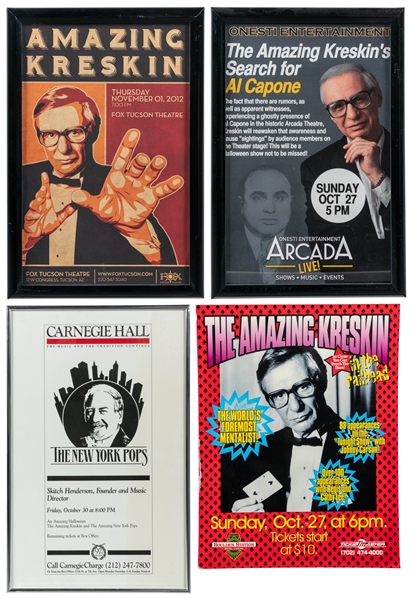  KRESKIN (George Kresge, 1935-2024). A Collection of Stage Perform...