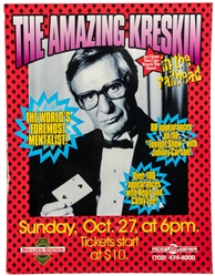  KRESKIN (George Kresge, 1935-2024). A Collection of Stage Perform...