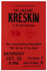  KRESKIN (George Kresge, 1935-2024). Archive of “The Amazing...