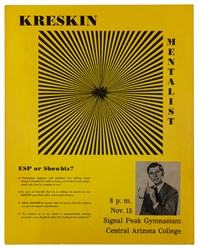  KRESKIN (George Kresge, 1935-2024). Archive of “The Amazing...