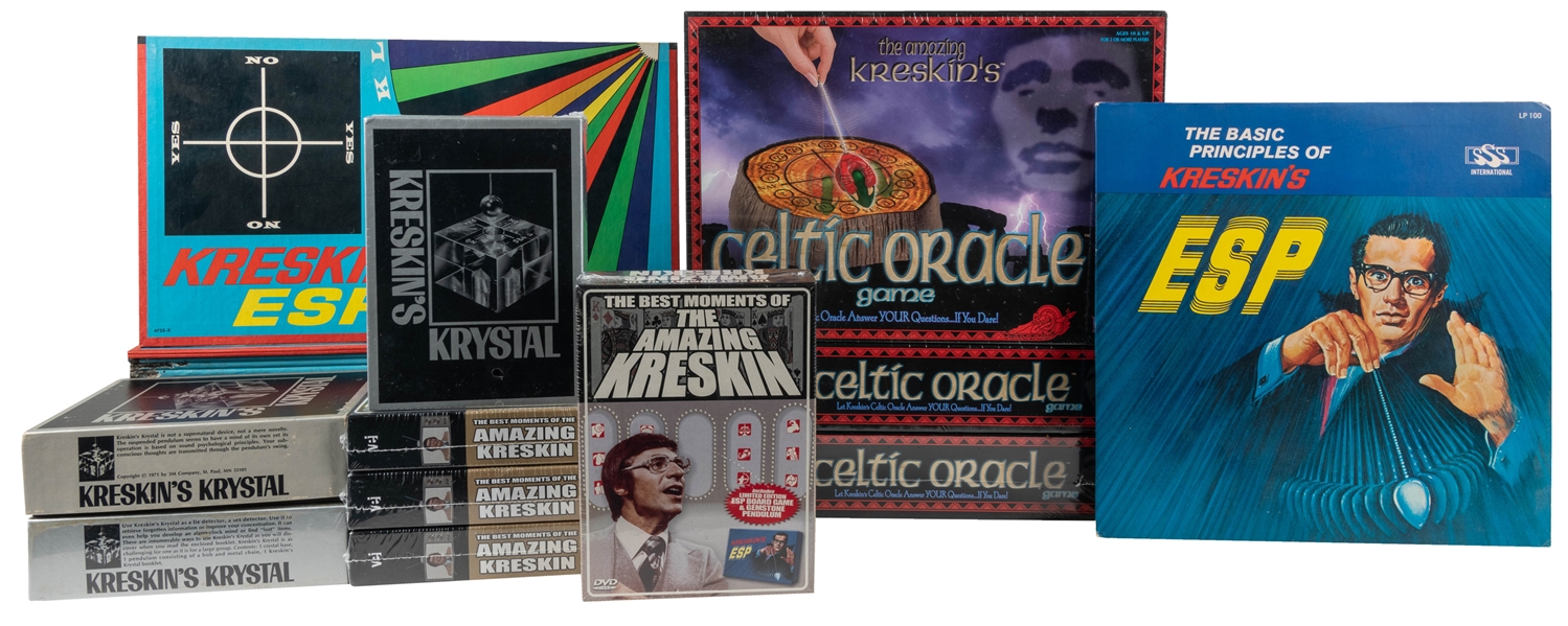  KRESKIN (George Kresge, 1935-2024). Collection of Kreskin Produc...