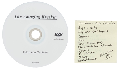  KRESKIN (George Kresge, 1935-2024). The Amazing Kreskin Tel...