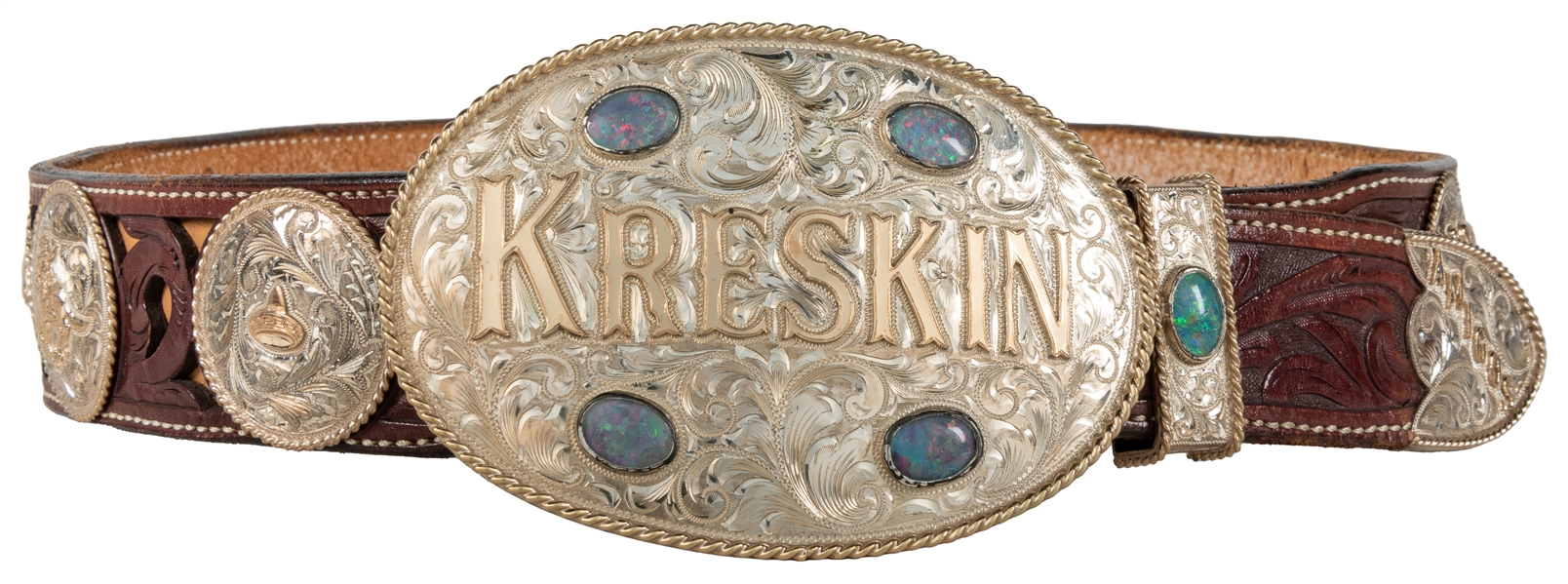  KRESKIN (George Kresge, 1935-2024). Kreskin Custom Tooled L...