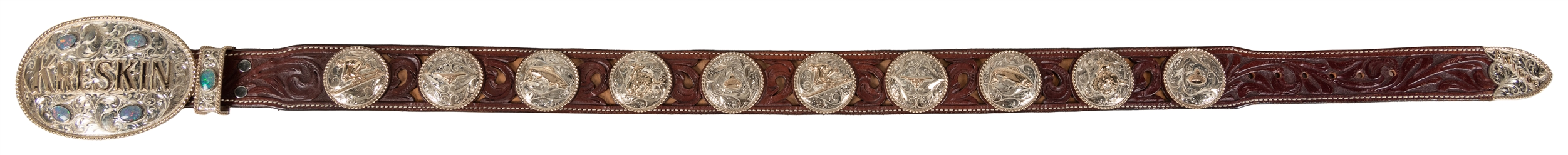  KRESKIN (George Kresge, 1935-2024). Kreskin Custom Tooled L...