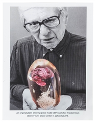  KRESKIN (George Kresge, 1935-2024). [ART GLASS] Four Art Gl...