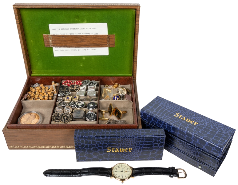  KRESKIN (George Kresge, 1935-2024). Kreskin Wristwatch and ...
