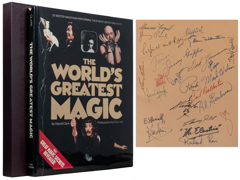  CLARK, Hyla M. The Worlds Greatest Magic. New York: Tree C...