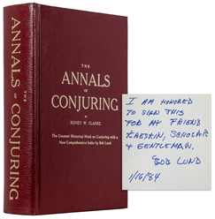  CLARKE, Sidney Wrangel (1864 - 1940). The Annals of Conjuri...