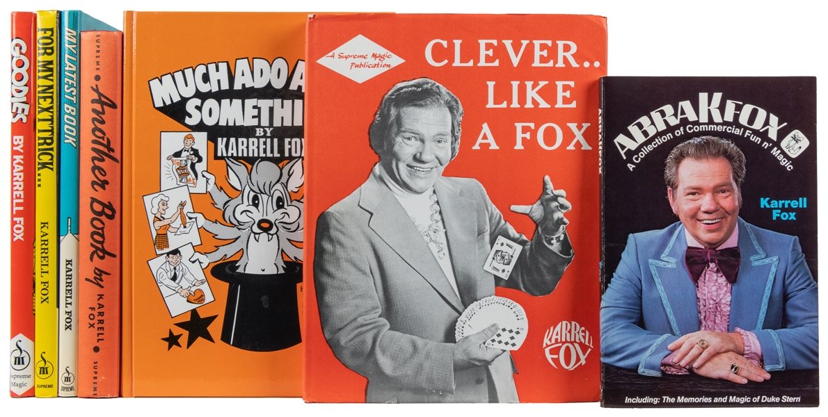  FOX, Karrell (1928 – 1998). Seven Magic Books by Karrell Fo...