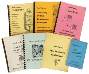  FULVES, Karl (1938 – 2023). Seven Magic Books by Karl Fulve...