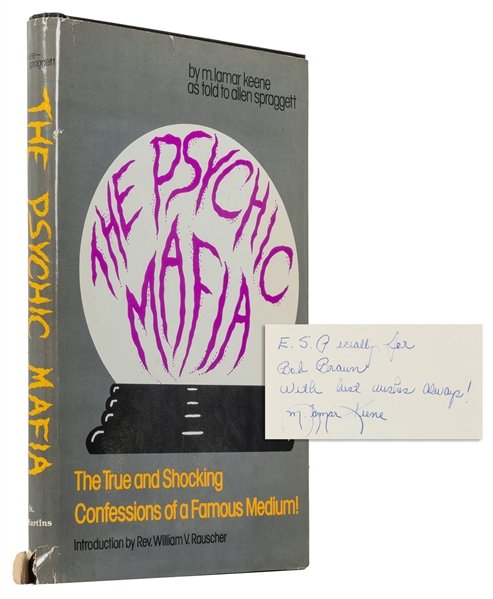  KEENE, Morris Lamar (1936-1996). The Psychic Mafia. New Yor...