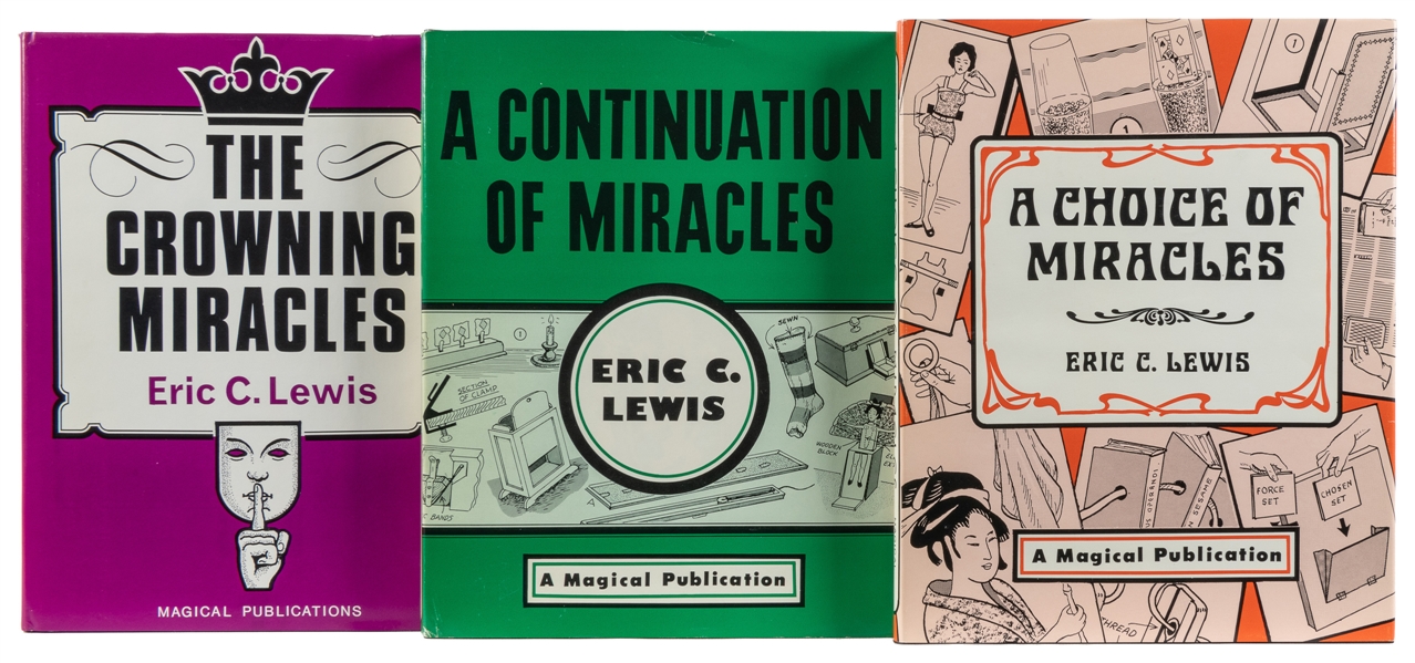  LEWIS, Eric C. (1908 – 93). The Miracles Trilogy. Including...