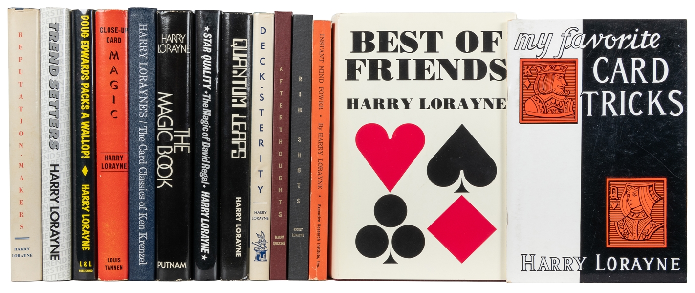  LORAYNE, Harry (1926 - 2023). Group of Magic Volumes by Lor...