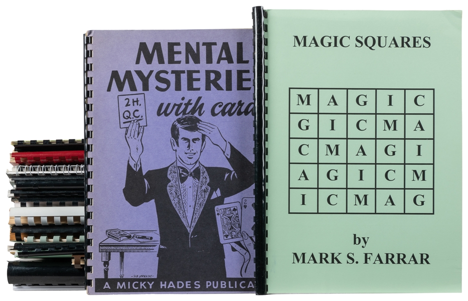  [MENTALISM] Group of Books on Mentalism and Mental Magic. [...