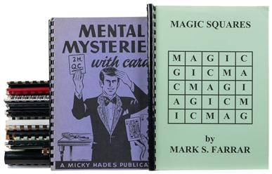 [MENTALISM] Group of Books on Mentalism and Mental Magic. [...