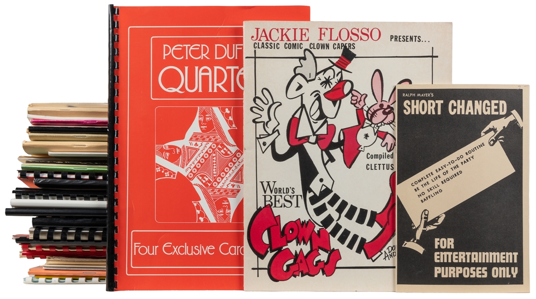  [MAGIC - GENERAL]. Group of Over 50 Vintage Books on Magic ...